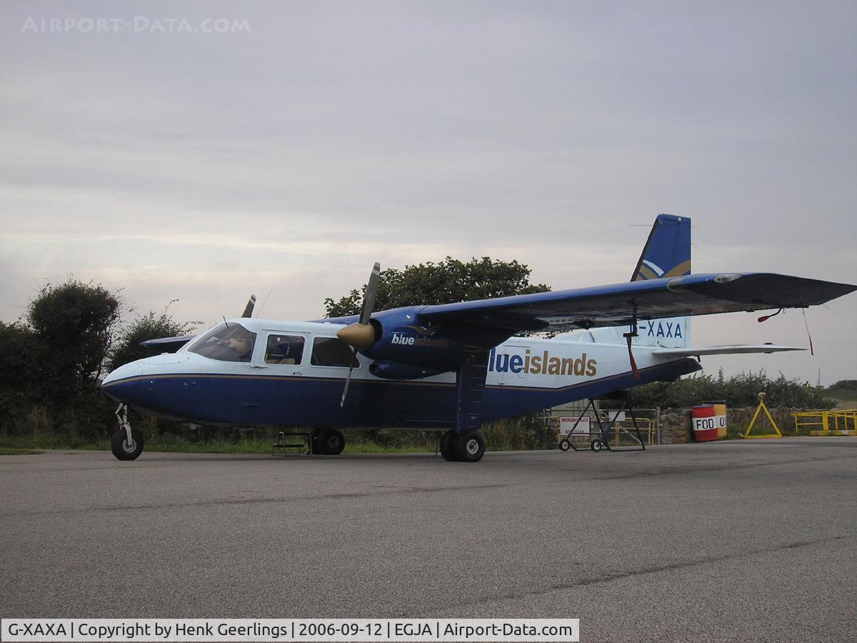 G-XAXA, 1976 Britten-Norman BN-2A-26 Islander C/N 530, Alderney Airport  , Blue Islands Airlines
