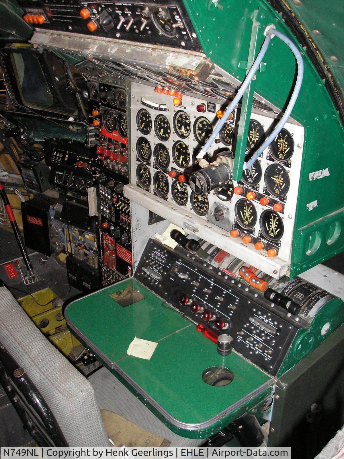 N749NL, 1949 Lockheed L-749-79 Constellation C/N 2604, Flight Engineer's pannel, Aviodrome Museum