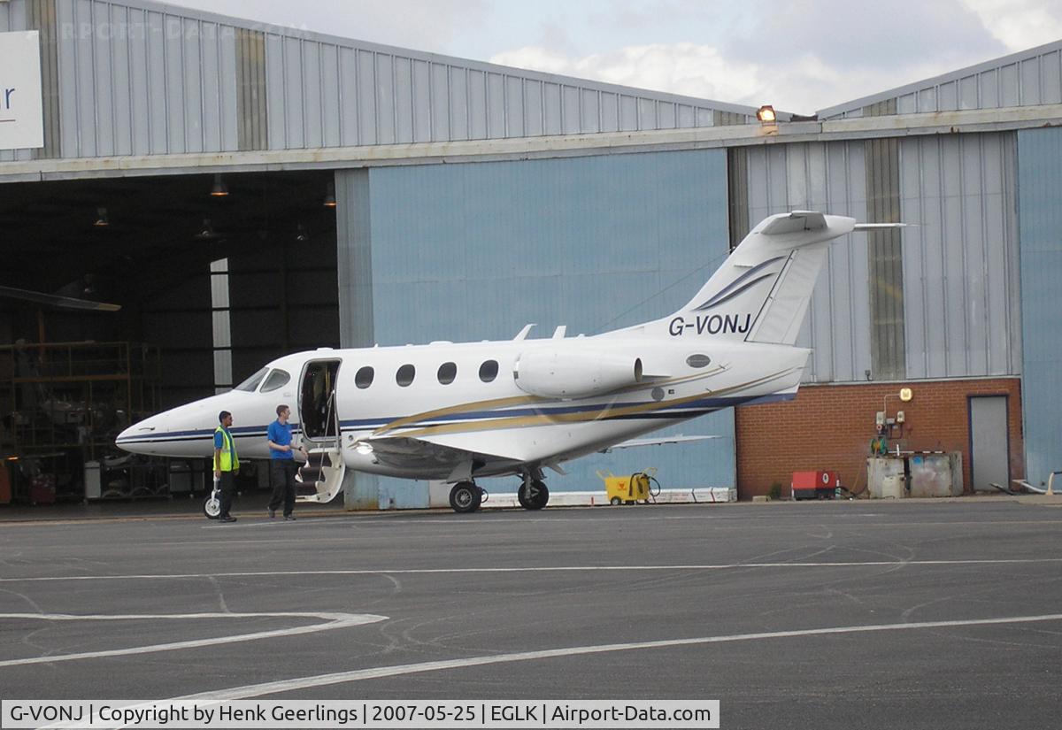G-VONJ, 2003 Raytheon 390 Premier I C/N RB-66, Blackbushe Airport