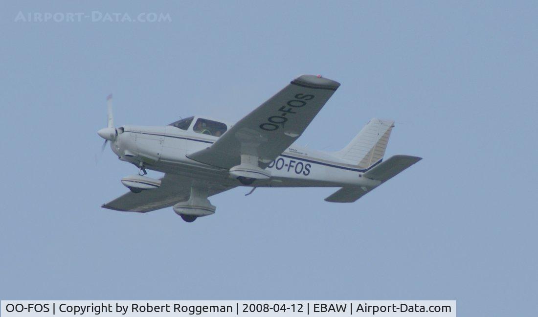 OO-FOS, 1978 Piper PA-28-161 C/N 28-7916101, Piper PA-28-161 Warrior III.During engine run day Stampe Vertongen Museum.
