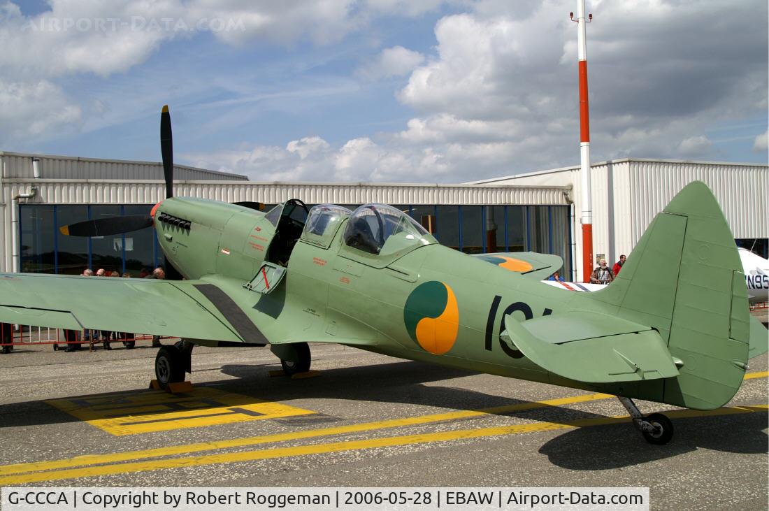 G-CCCA, 1944 Supermarine 509 Spitfire TR.IXc C/N CBAF.9590, In its original Irish Air Corps 161 colours,before beiing painted as H-98 K.Lu.