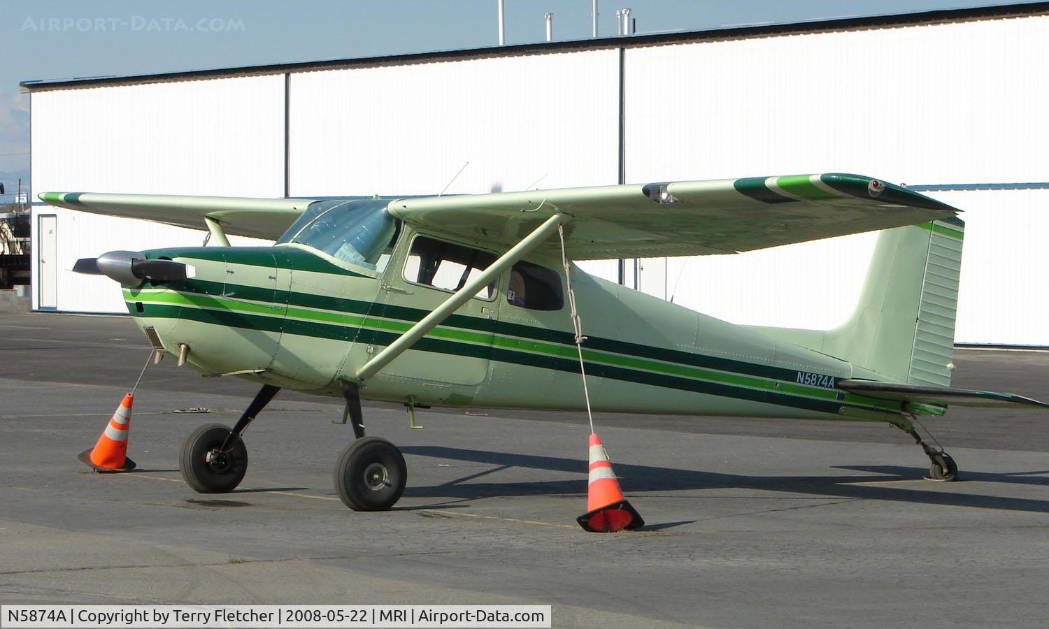 N5874A, 1956 Cessna 172 C/N 28474, Cessna 172 at Merrill Field