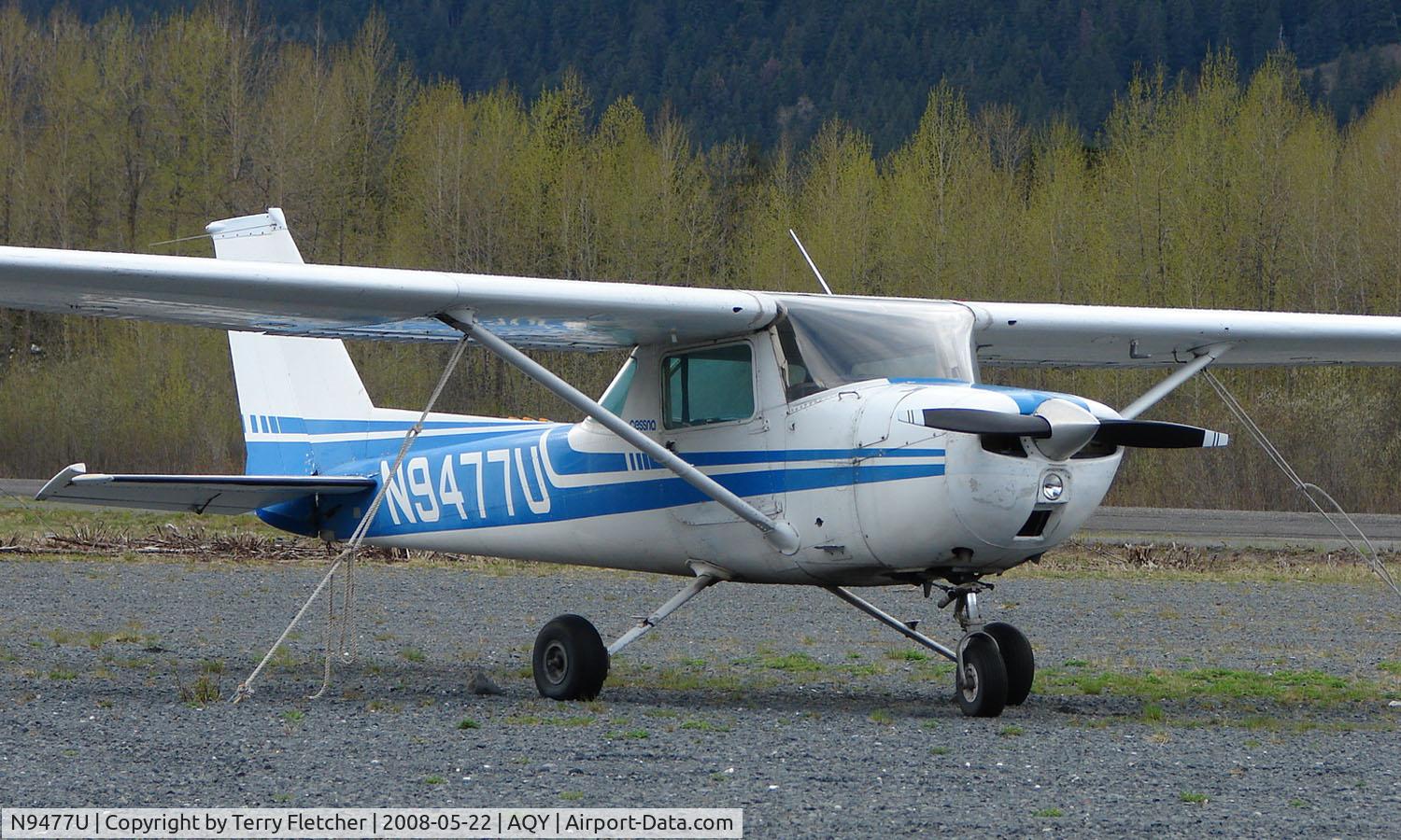 N9477U, 1976 Cessna 150M C/N 15078425, Cessna 150M at Girdwood , Alaska