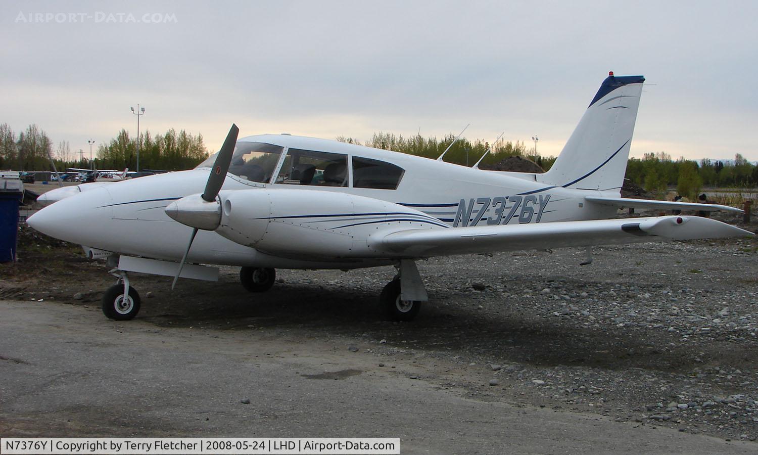 N7376Y, 1964 Piper PA-30 Twin Comanche Twin Comanche C/N 30-430, Pa30 at Lake Hood