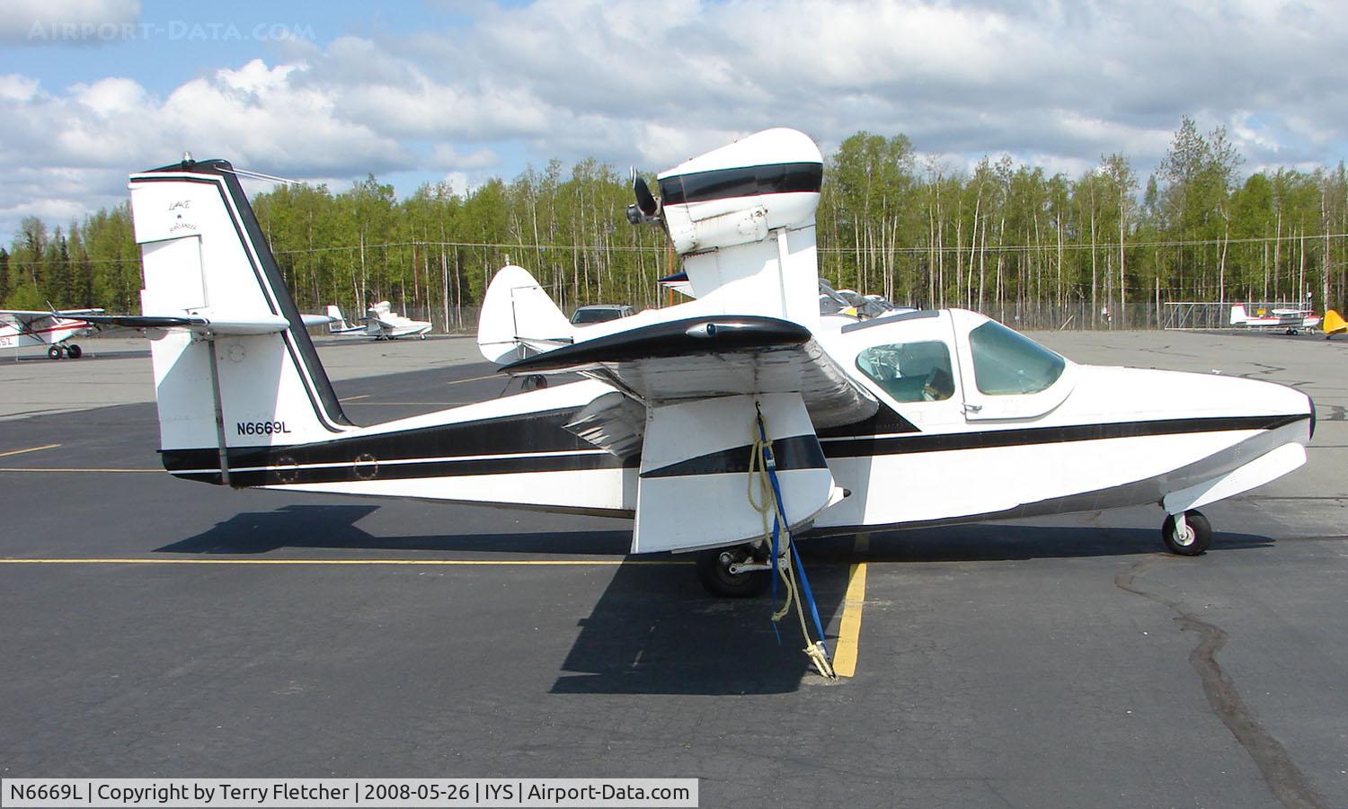 N6669L, 1969 Lake LA-4 C/N 432, 1969 Lake LA-4 at Wasilla Airport