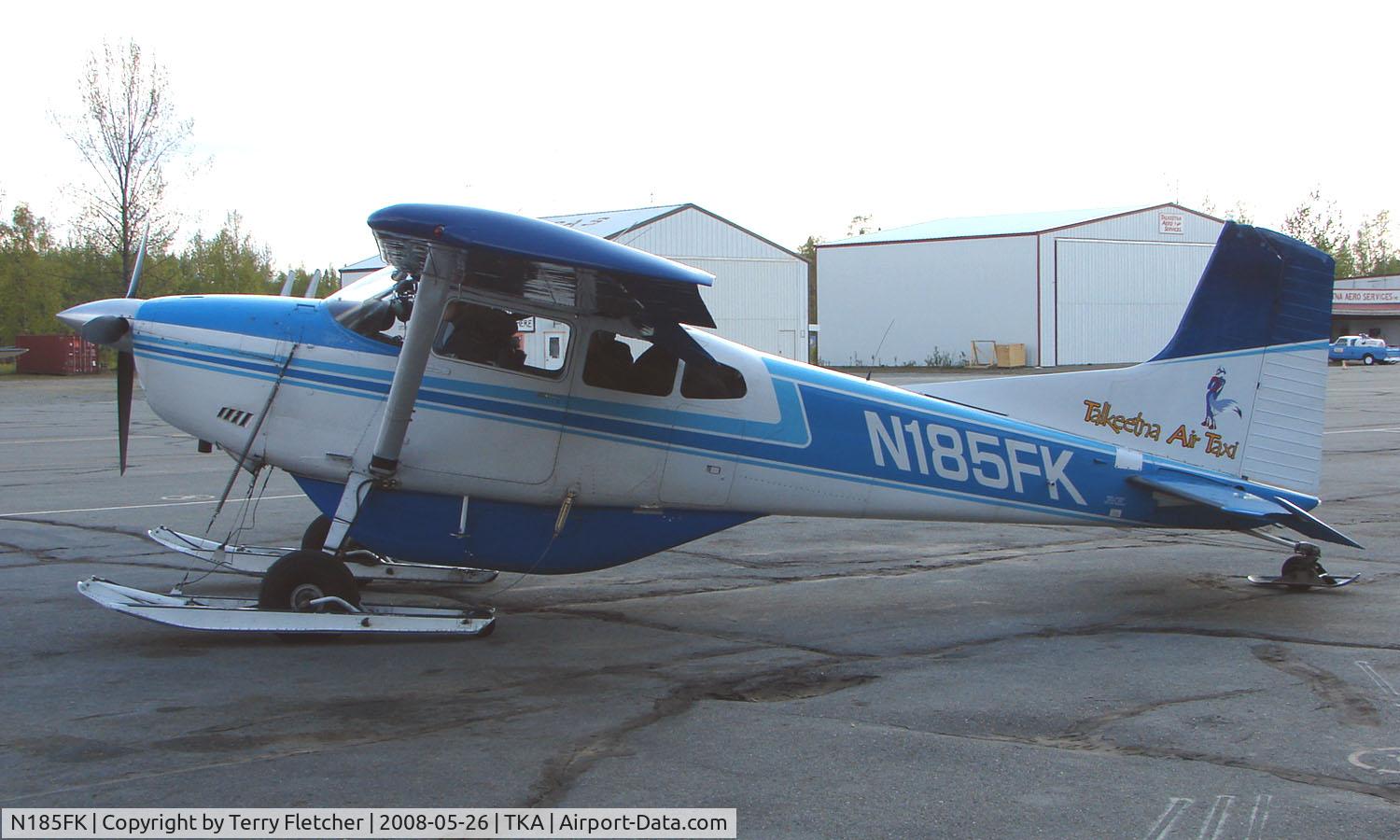 N185FK, 1974 Cessna A185F Skywagon 185 C/N 18502513, Cessna A185F of Talkeetna Air Taxi at home base