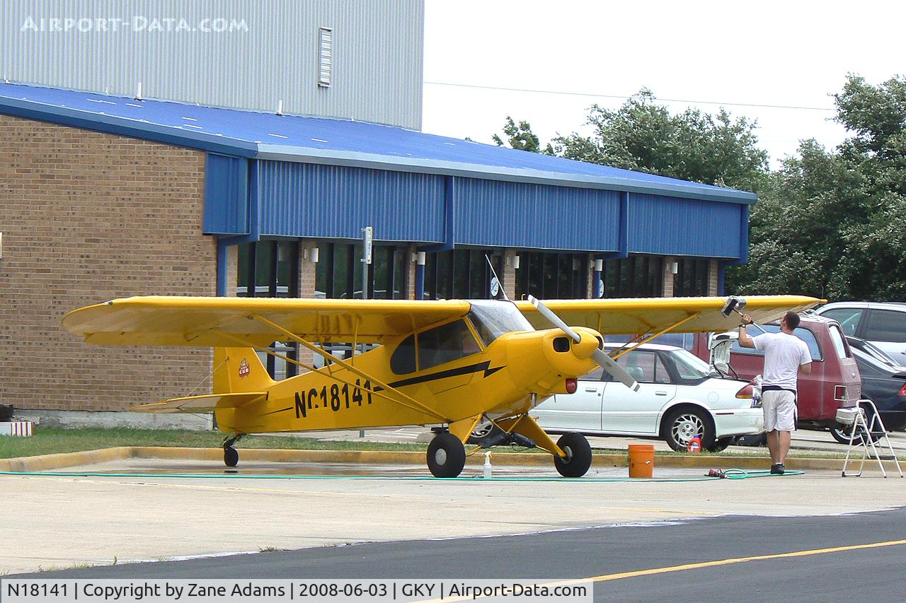 N18141, 1951 Piper PA-18 C/N 181332, At Arlington Municipal
