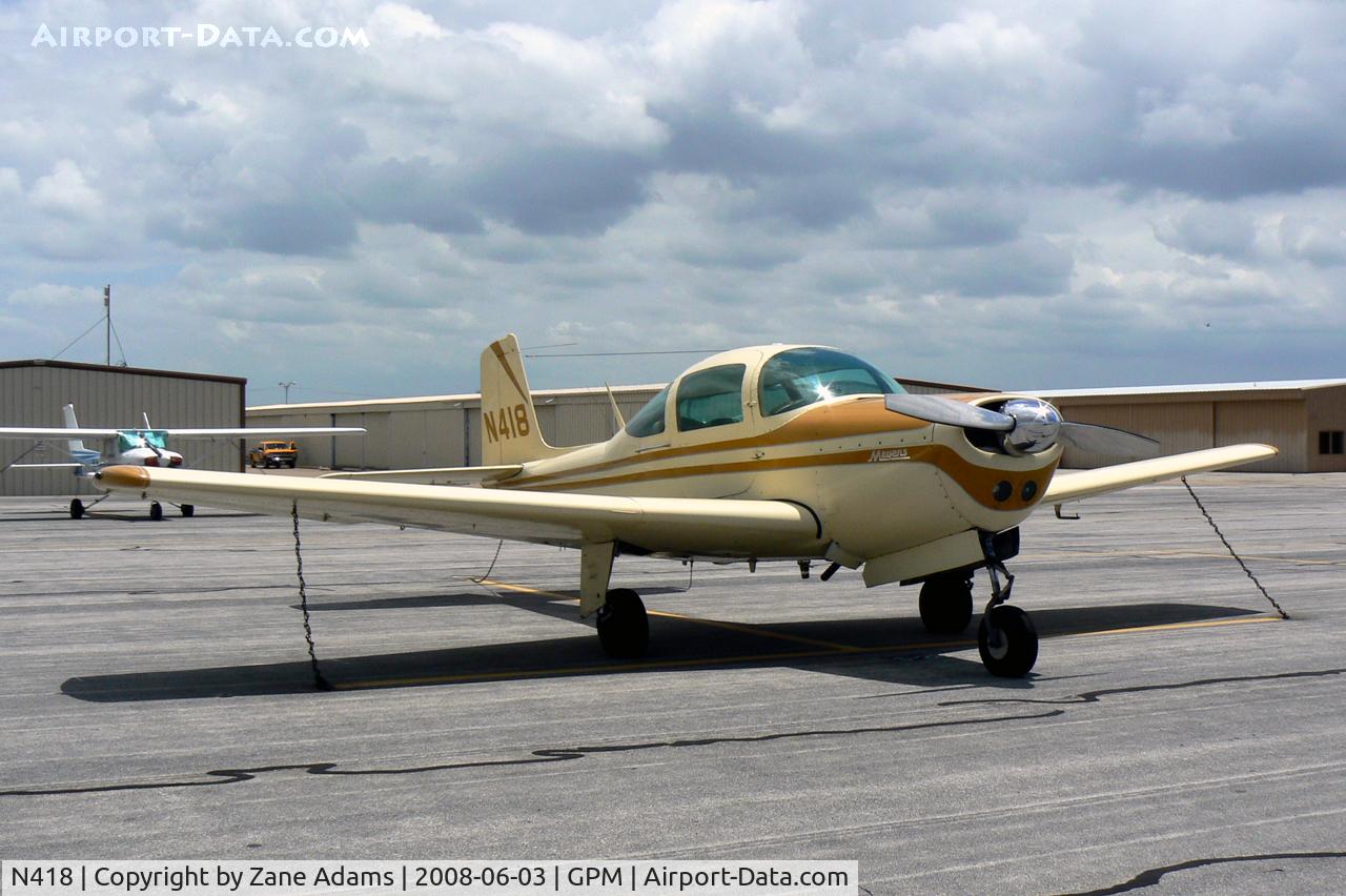 N418, 1966 Aero Commander 200D C/N 359, At Grand Prairie Municipal