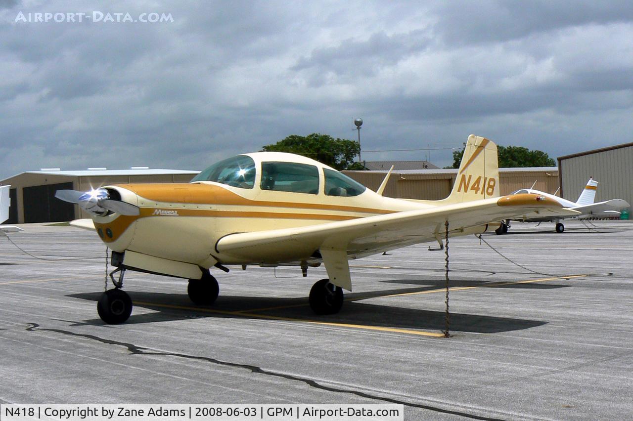 N418, 1966 Aero Commander 200D C/N 359, At Grand Prairie Municipal