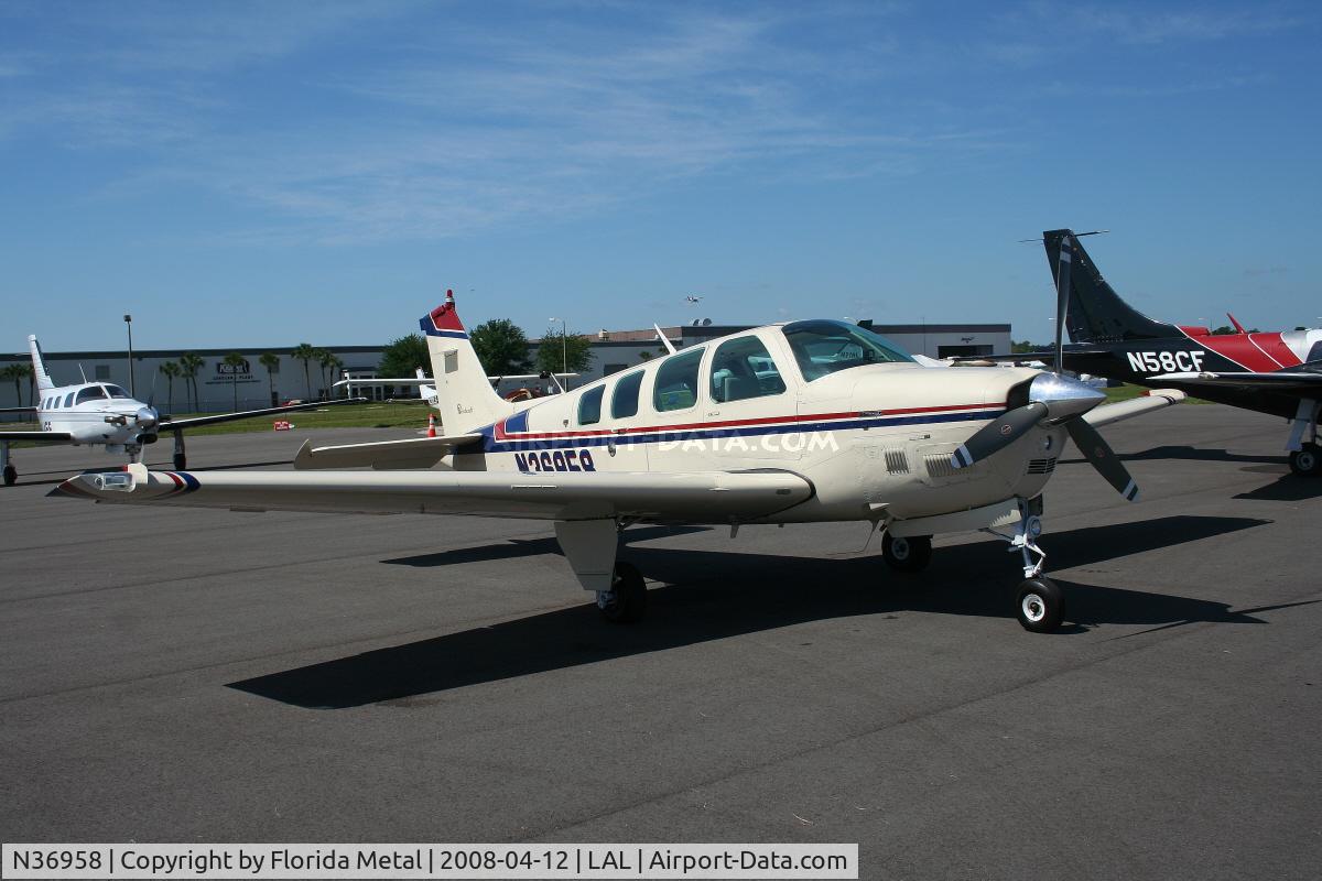 N36958, 1980 Beech A36TC Bonanza 36 C/N EA-137, Beech A36 Bonanza