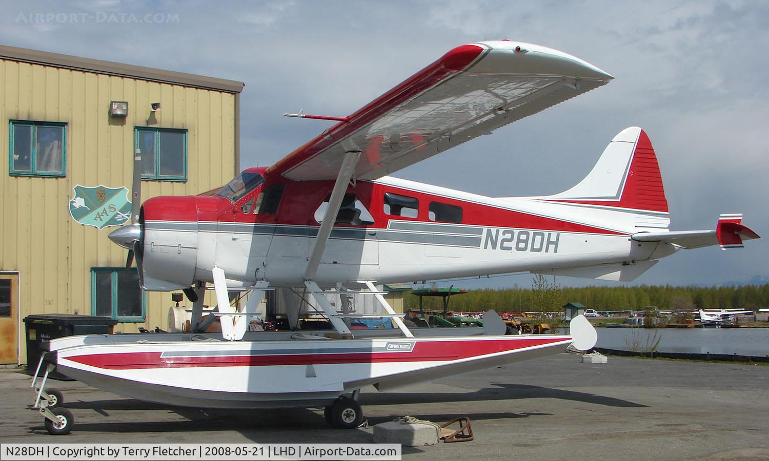 N28DH, 1953 De Havilland Canada DHC-2 Beaver Mk.I (L20A) C/N 475, 1953 DHC2 Beaver at Lake Hood