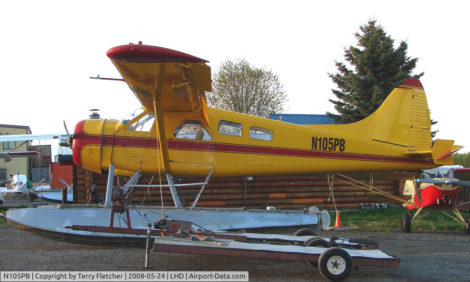 N105PB, 1965 De Havilland Canada DHC-2 Beaver Mk.1 C/N 1601, 1965 DHC2 Beaver at Lake Hood