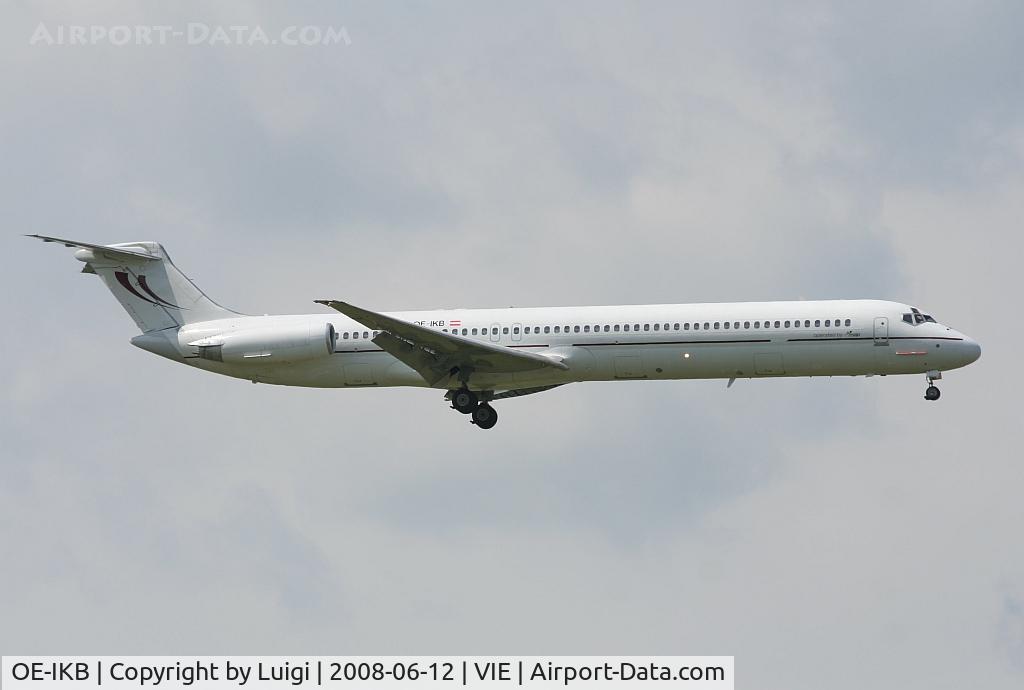 OE-IKB, 1986 McDonnell Douglas MD-83 (DC-9-83) C/N 49448, Map Jet MD80