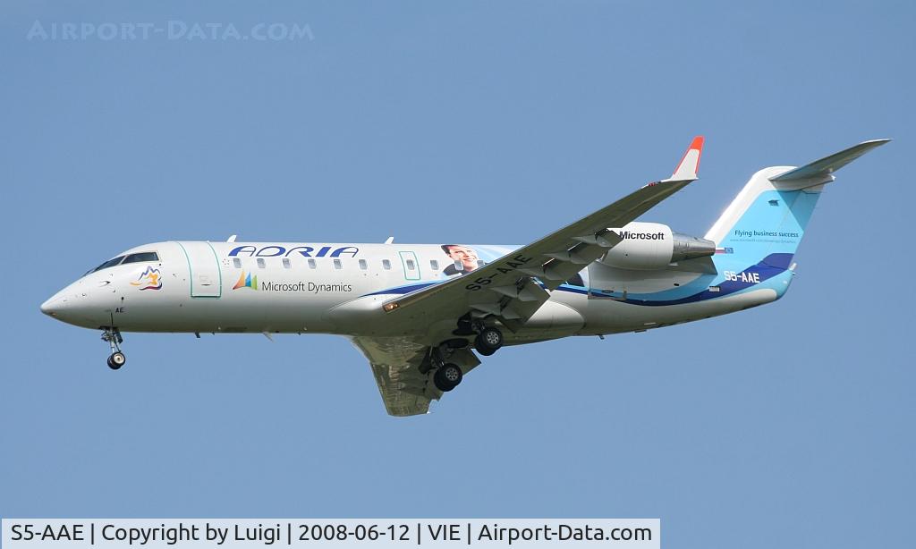 S5-AAE, 1998 Canadair CRJ-200LR (CL-600-2B19) C/N 7170, Adria CRJ