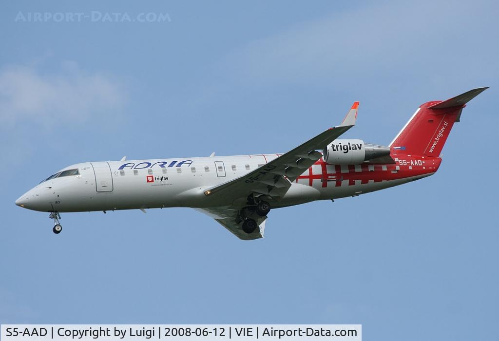 S5-AAD, 1997 Canadair CRJ-200LR (CL-600-2B19) C/N 7166, Adria CRJ