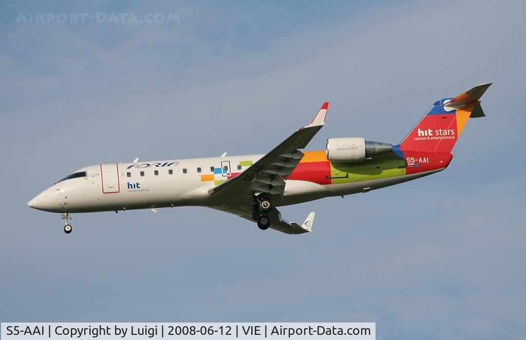 S5-AAI, 1998 Canadair CRJ-200LR (CL-600-2B19) C/N 7248, Adria CRJ