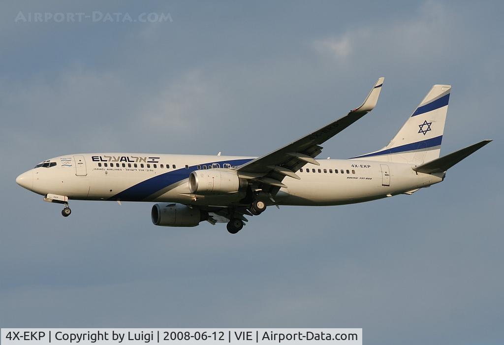 4X-EKP, 2001 Boeing 737-8Q8 C/N 30639, ElAl 737-800