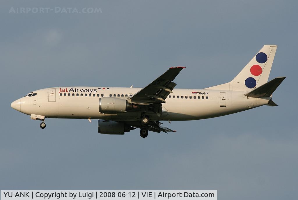 YU-ANK, 1986 Boeing 737-3H9 C/N 23715/1310, Jat Airways 737-300