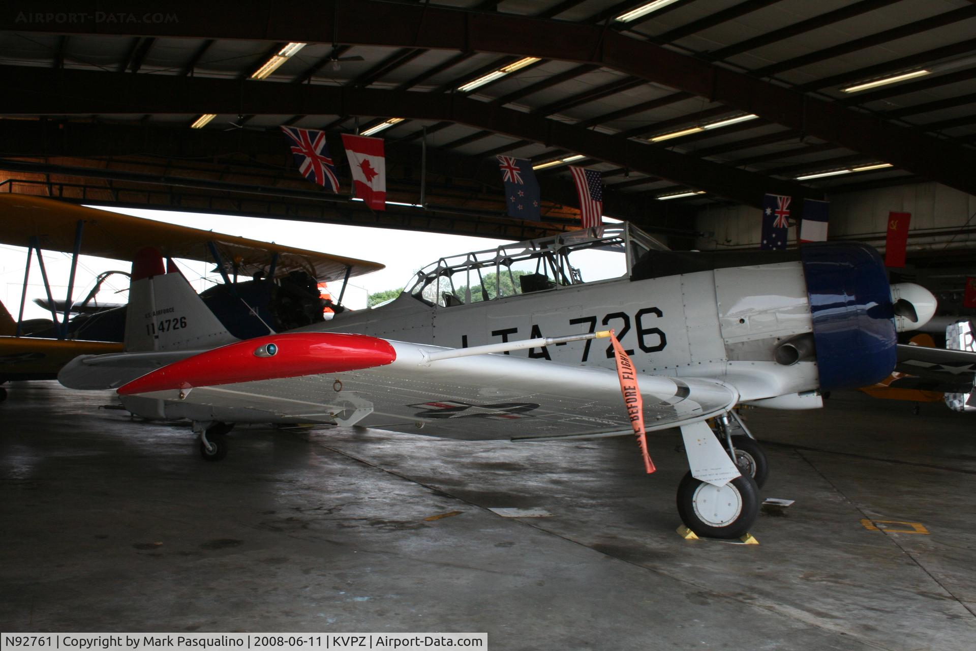 N92761, 1958 North American AT-6G Texan C/N 182-413 (51-14726), North American AT-6G