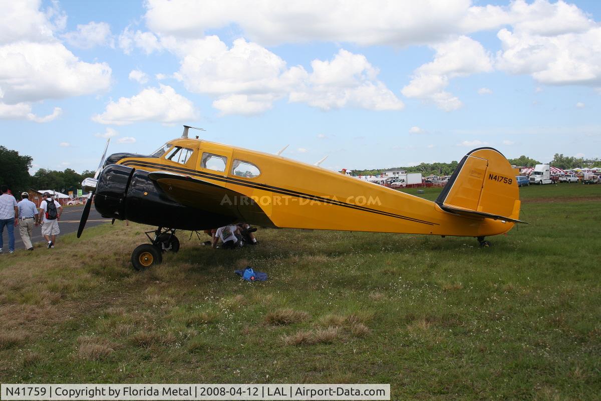 N41759, 1944 Cessna UC-78 (T-50) Bobcat C/N 5807, Cessna T-50 Bobcat