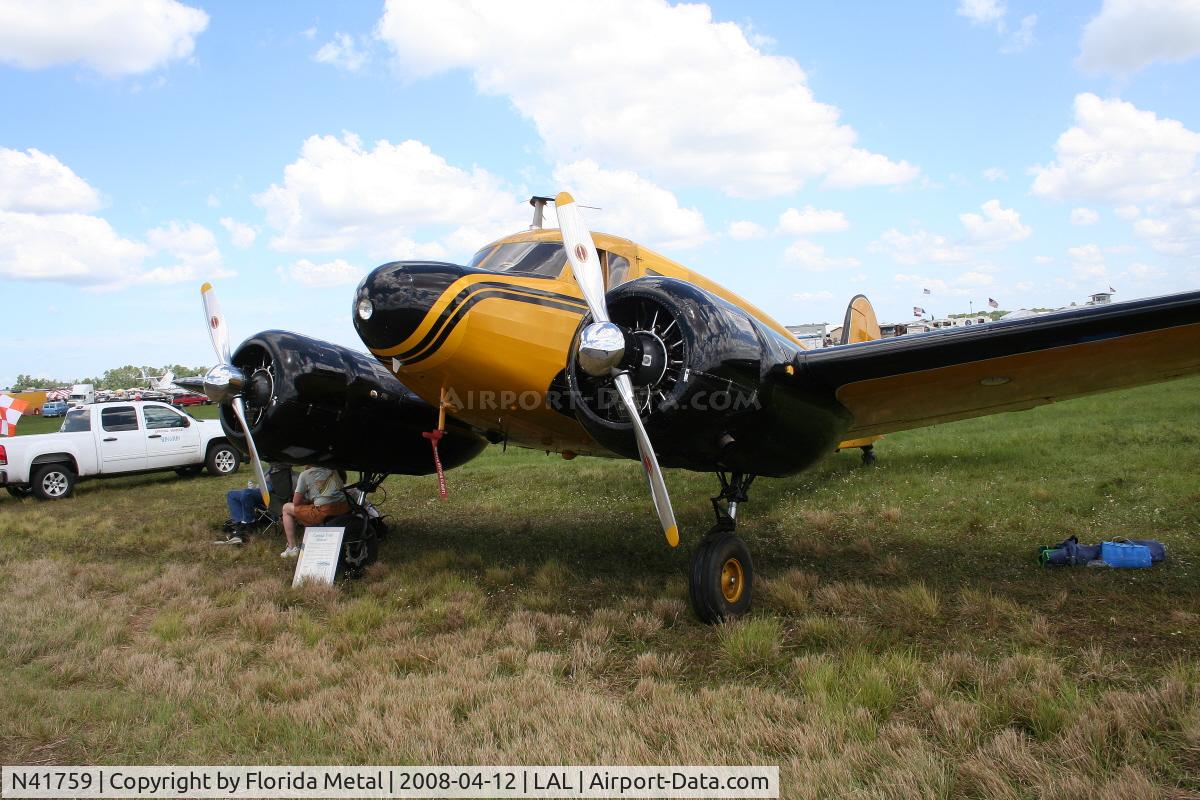 N41759, 1944 Cessna UC-78 (T-50) Bobcat C/N 5807, Cessna T-50 Bobcat
