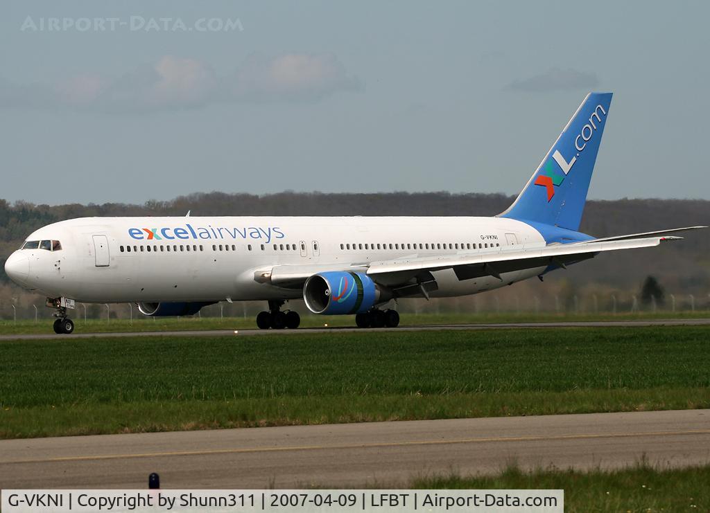 G-VKNI, 1989 Boeing 767-383/ER C/N 24358, Landing rwy 20...