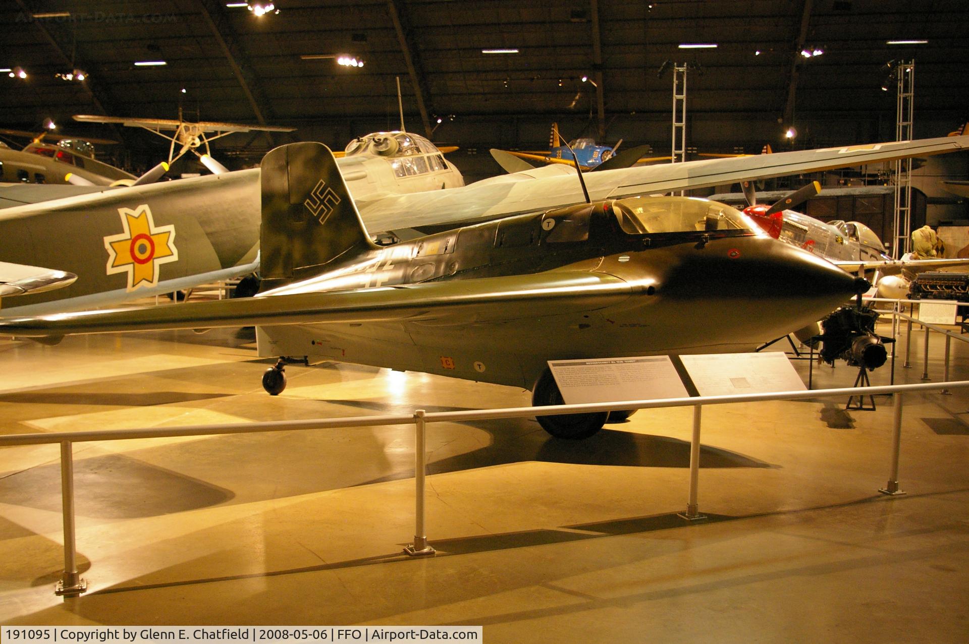 191095, Messerschmitt Me-163B Komet C/N Not found 191095, Displayed at the National Museum of the U.S. Air Force
