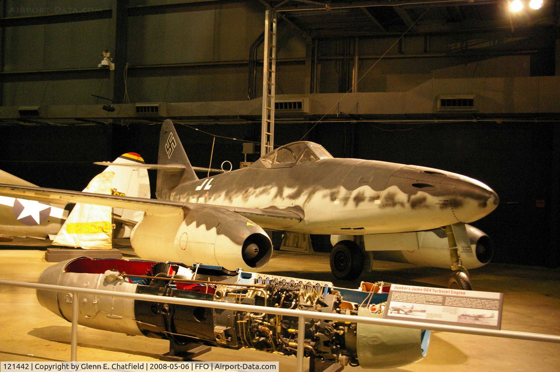 121442, Messerschmitt Me-262A Schwalbe C/N 501232, Displayed at the National Museum of the U.S. Air Force