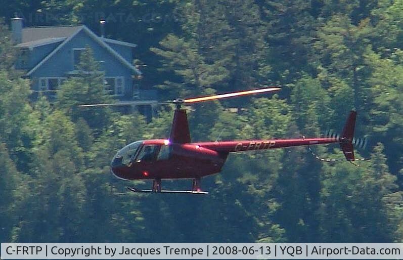 C-FRTP, 2008 Robinson R44 II C/N 12157, Low flying over the river