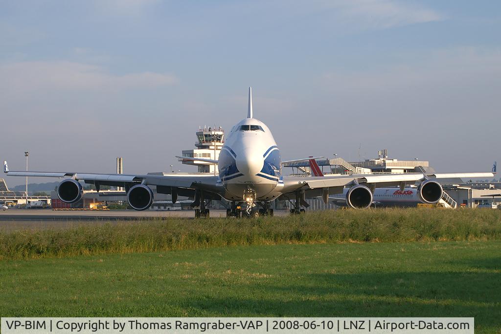 VP-BIM, 2008 Boeing 747-4HAERF C/N 35237, Air Bridge Cargo Boeing 747-400