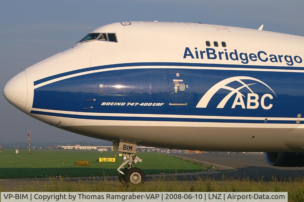 VP-BIM, 2008 Boeing 747-4HAERF C/N 35237, Air Bridge Cargo Boeing 747-400