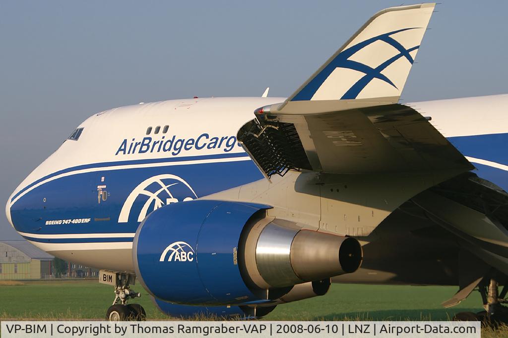VP-BIM, 2008 Boeing 747-4HAERF C/N 35237, Air Bridge Cargo Boeing 747-400