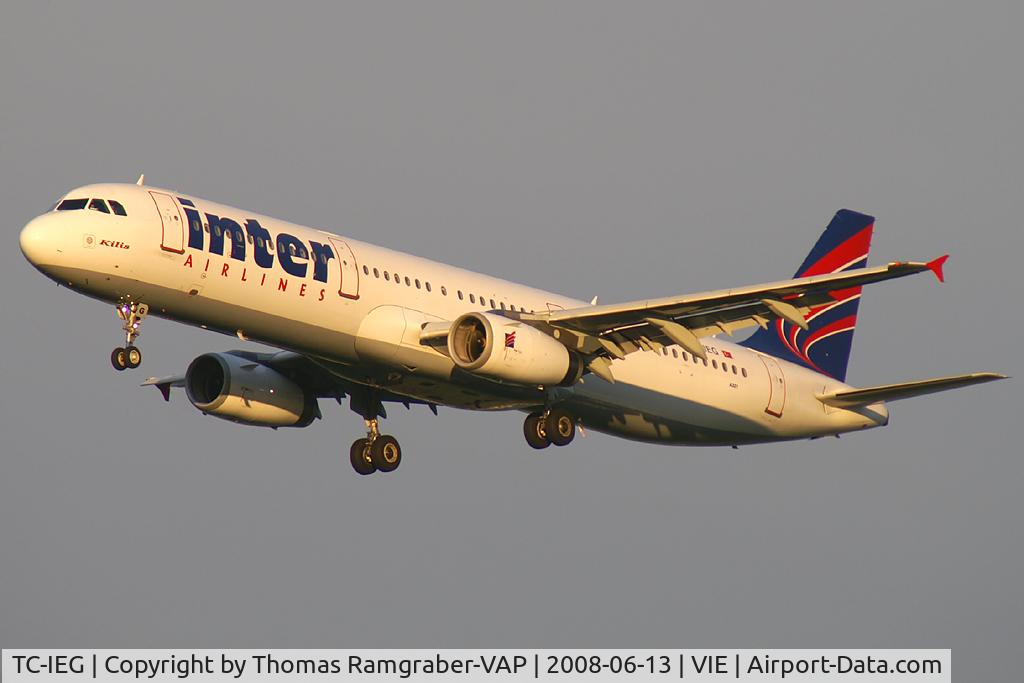 TC-IEG, 1999 Airbus A321-231 C/N 974, Inter Airlines Airbus A321