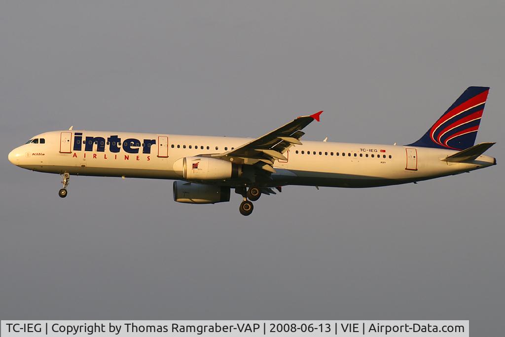 TC-IEG, 1999 Airbus A321-231 C/N 974, Inter Airlines Airbus A321