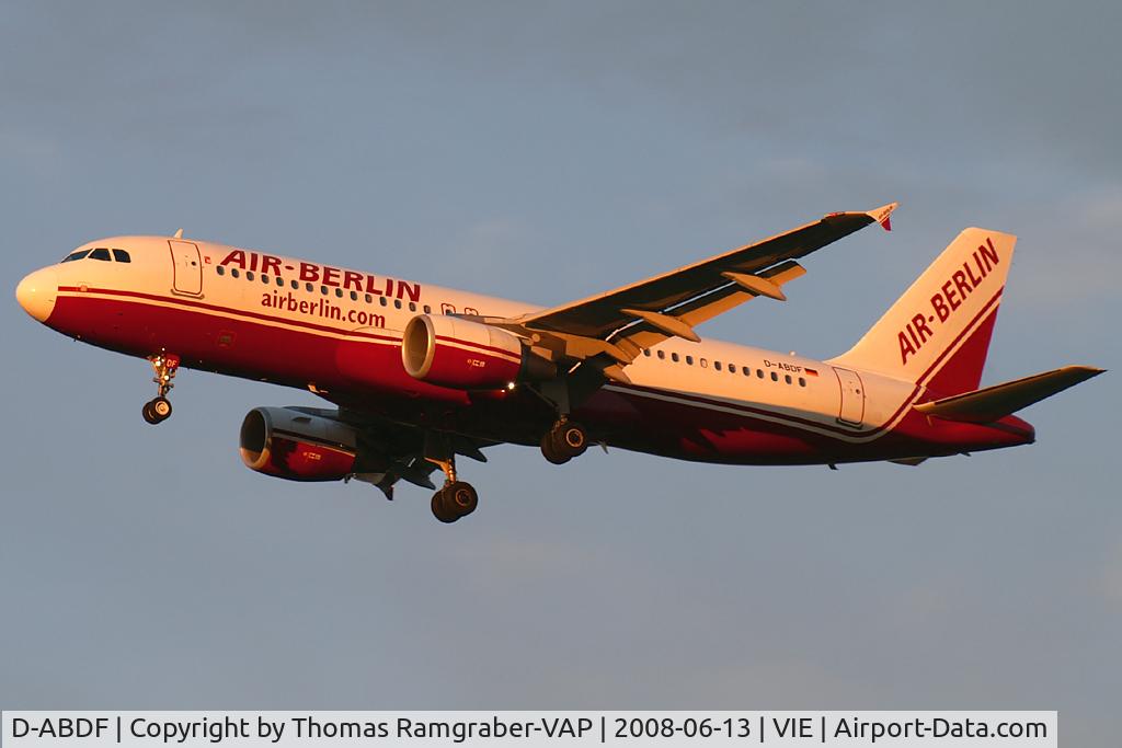 D-ABDF, 2006 Airbus A320-214 C/N 2820, Air Berlin Airbus A320