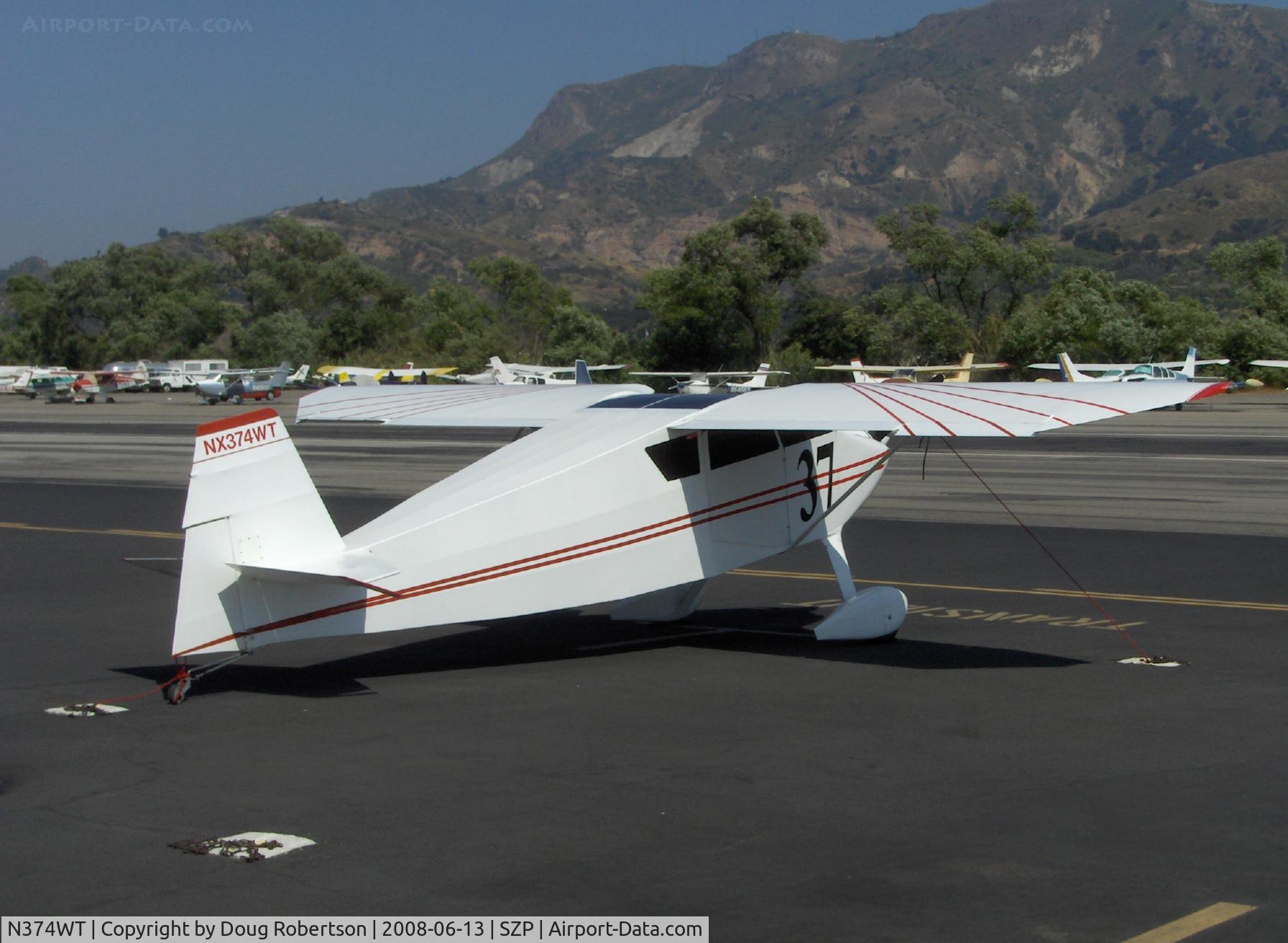 N374WT, 2003 Wittman W-10 Tailwind C/N 168, 2003 