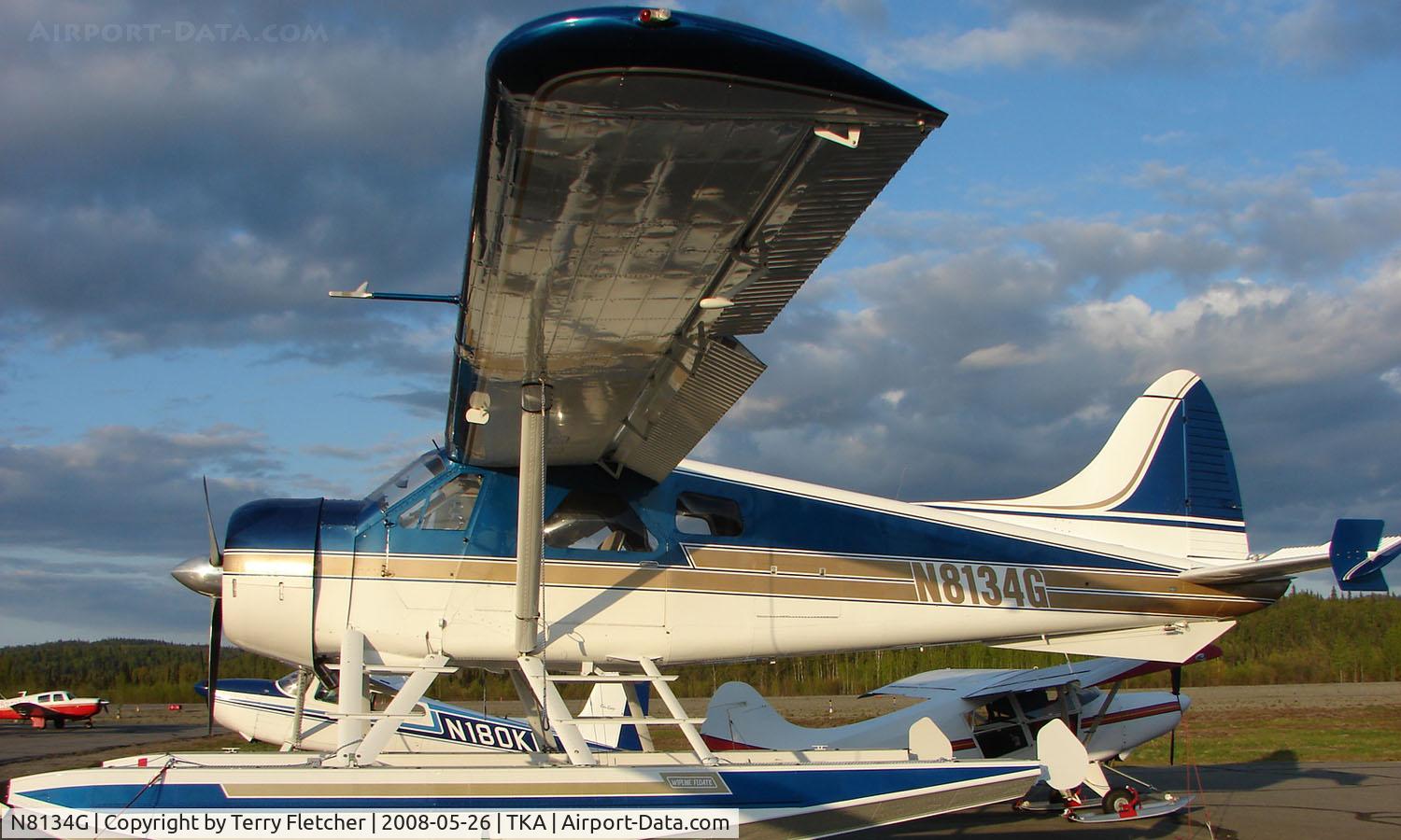 N8134G, 1959 De Havilland Canada U-6A Beaver C/N 1410/1958 (58-2077), 1959 DHC2 Beaver at Talkeetna   ex 58-2077