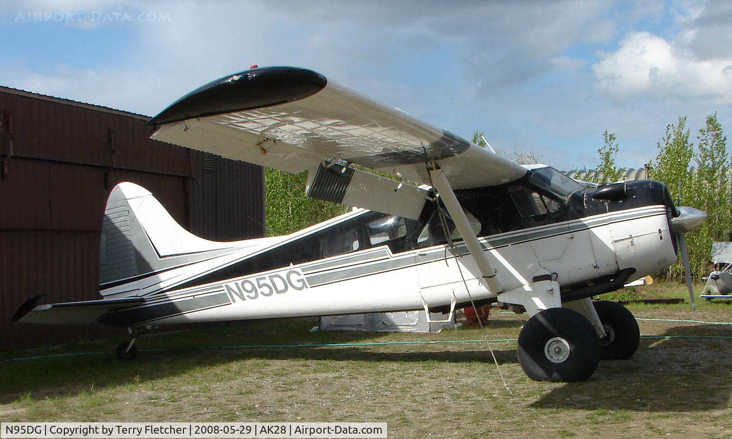 N95DG, 1954 De Havilland Canada DHC-2 Beaver Mk.I (L20A) C/N 572, 1954 DHC2 Beaver at Chena Marina in Fairbanks