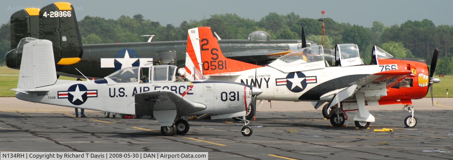 N134RH, 1955 Beech D-45 Mentor C/N BG-31, Beech D-45 in Danville Va.