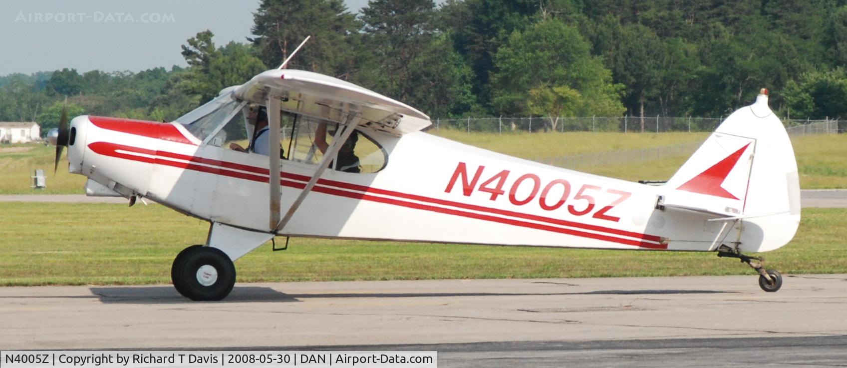 N4005Z, 1963 Piper PA-18-150 Super Cub C/N 18-7956, 1963 Piper PA -18-150 in Danville Va.