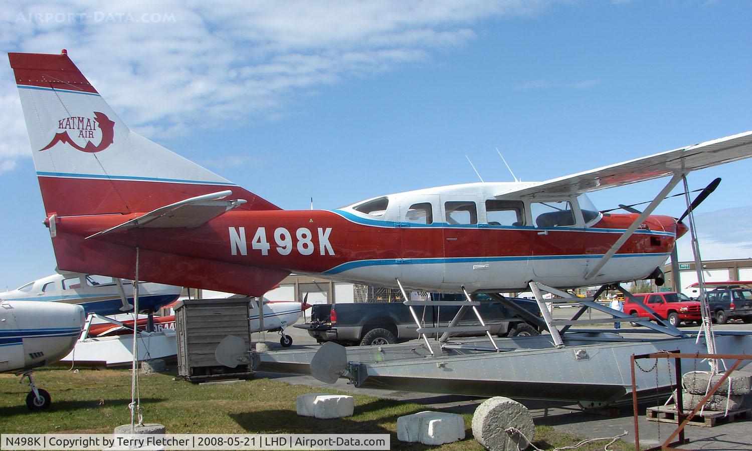N498K, 1980 Cessna T207A C/N 20700624, Cessna T207A of Katmai Air at Lake Hood