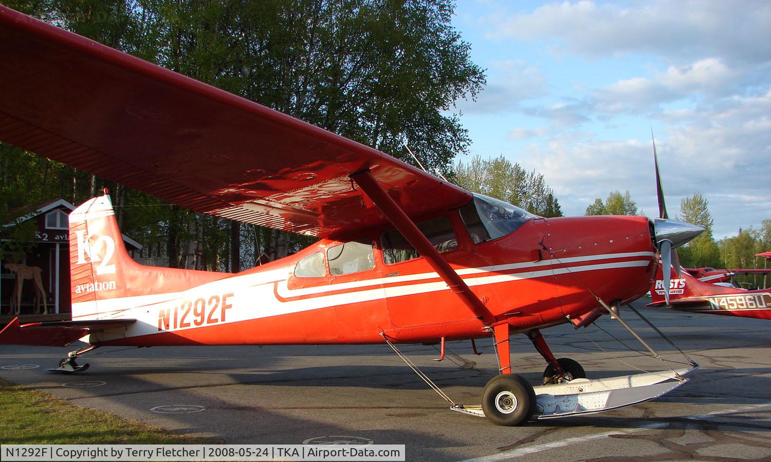N1292F, 1975 Cessna A185F Skywagon 185 C/N 18502668, Cessna A185F of K2 Aviation at Talkeetna