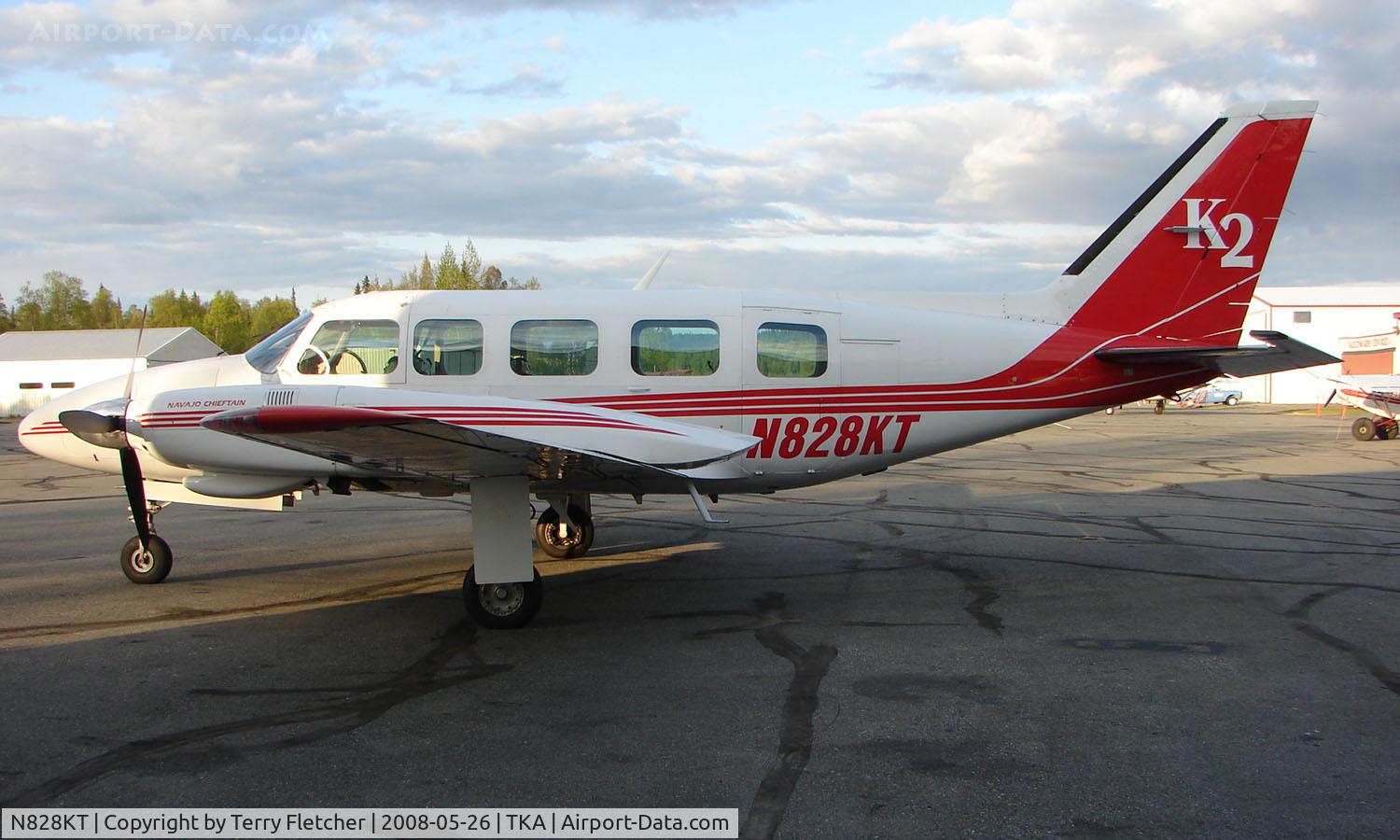 N828KT, 1980 Piper PA-31-350 Chieftain C/N 318052098, K2 Aviation's Piper PA-31-350 at Talkeetna