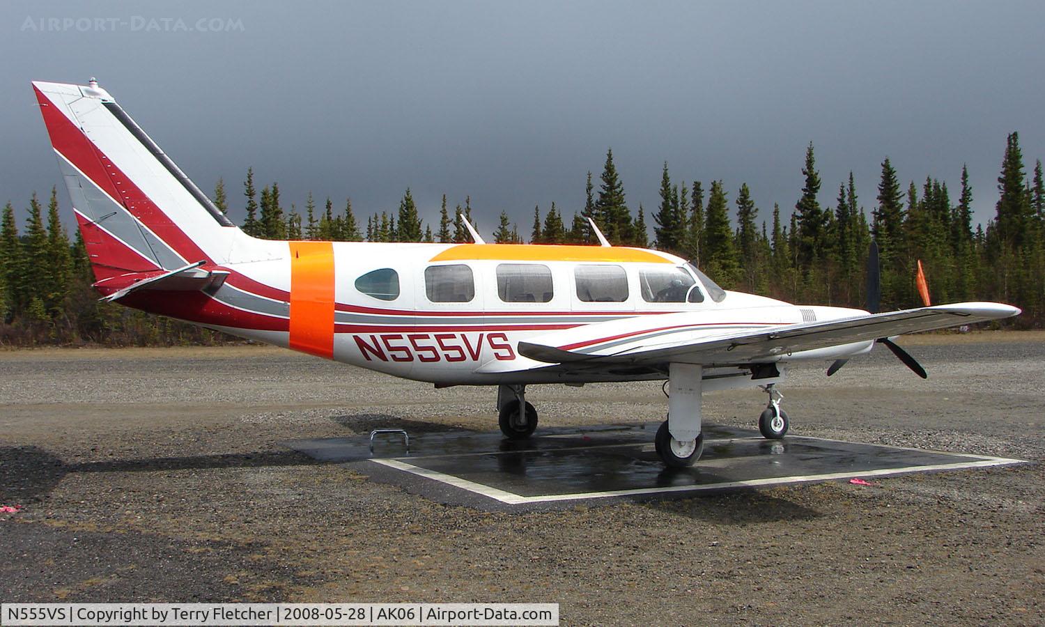 N555VS, 1971 Piper PA-31-310 Navajo C/N 31-791, Denali Air Pa-31-310 at home base in Alaska