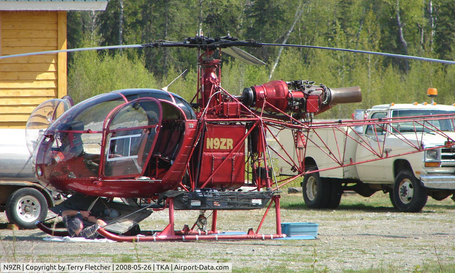 N9ZR, 1971 Aerospatiale SA-318C Alouette AST C/N 2228, Alouette SA318C at Talkeetna