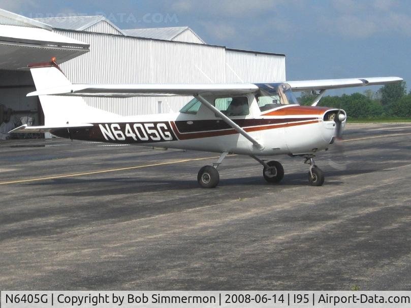N6405G, 1970 Cessna 150K C/N 15071905, On the ramp at Kenton, OH
