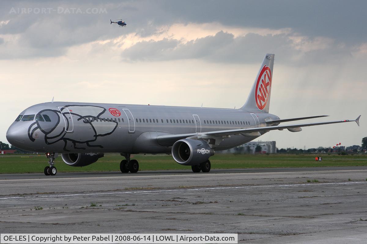 OE-LES, 2008 Airbus A321-211 C/N 3504, first time @ lowl