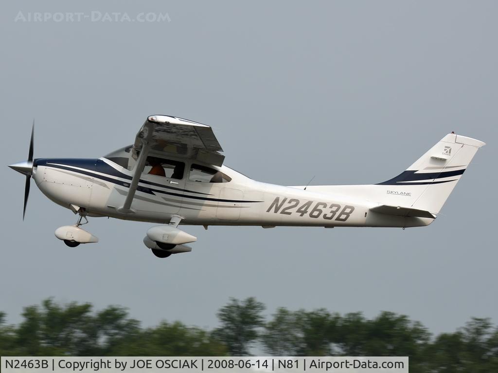 N2463B, 2005 Cessna 182T Skylane C/N 18281735, Leaving Hammonton N81