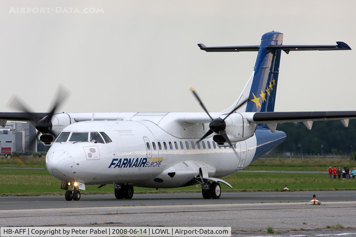 HB-AFF, 1991 ATR 42-320 C/N 264, EM Charter