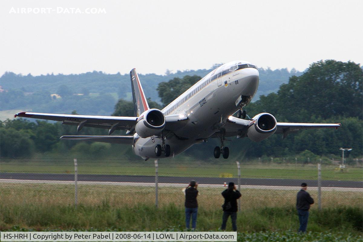 HS-HRH, 1990 Boeing 737-448 C/N 24866, Thai Royal Flight